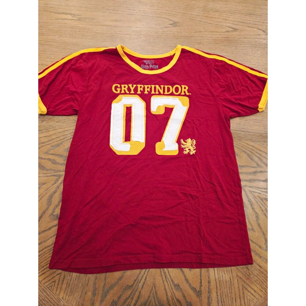 Harry Potter Gryffindor 07 Shirt Large Quidditch Potter embroidered Tee